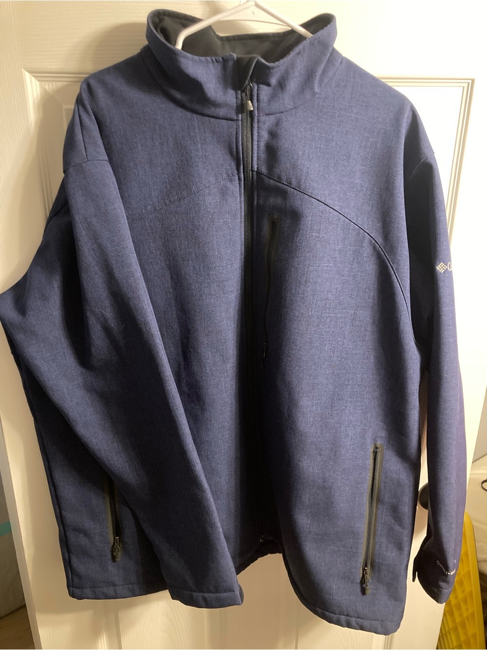 Columbia Navy Full-Zip Fleece Lined Jacket
